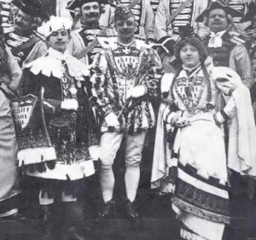 Das Kölner Dreigestirn 1908