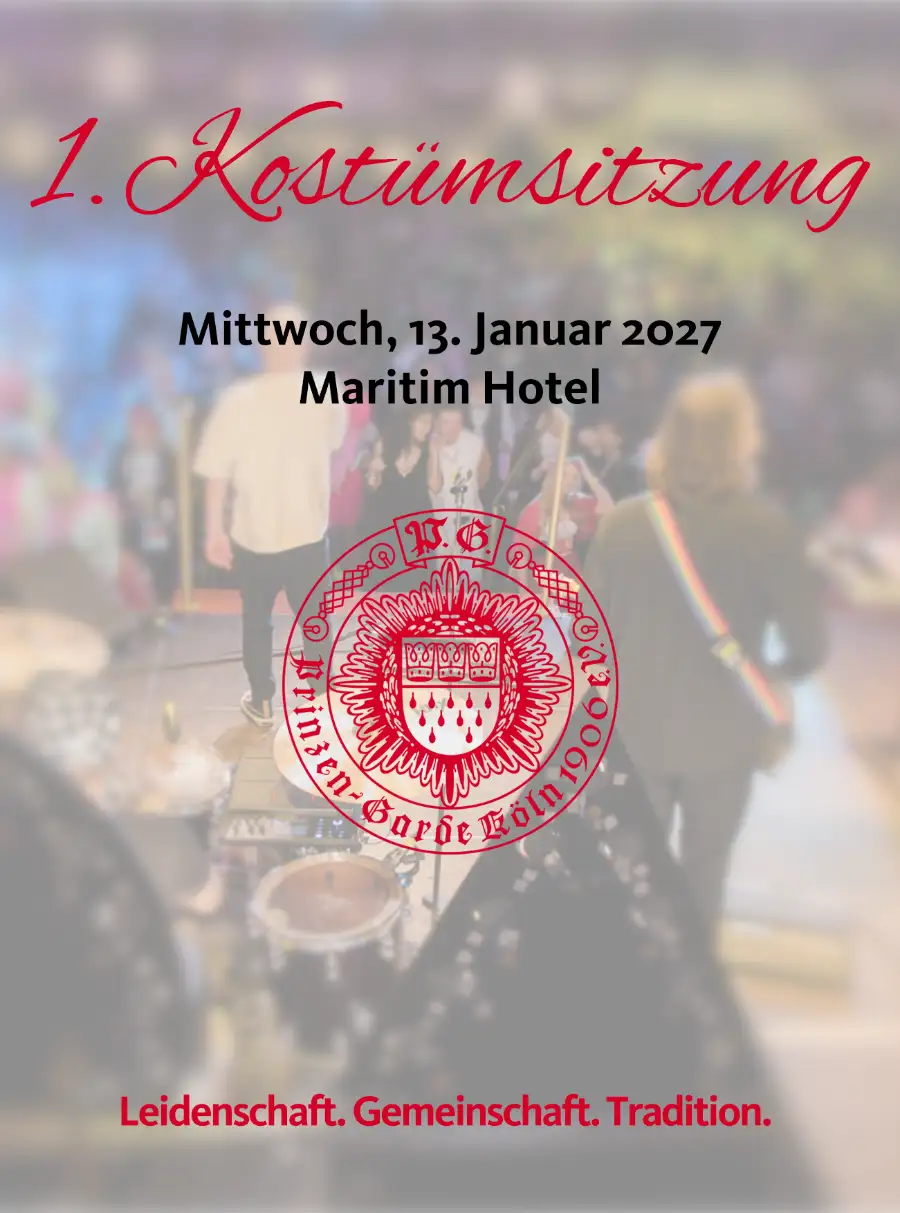 1. Kostümsitzung