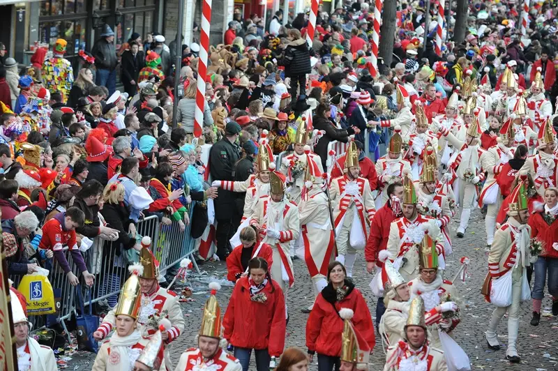 Das Fußkorps im Rosenmontagszug